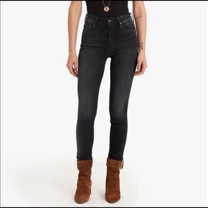 MOTHER High Waisted Looker Skinny Jeans